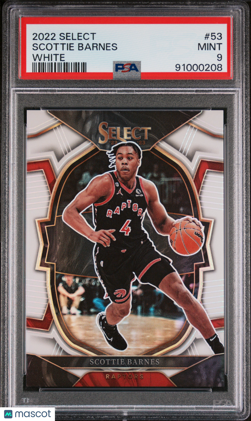 2022 Panini Select Scottie Barnes White /149 #53 PSA 9