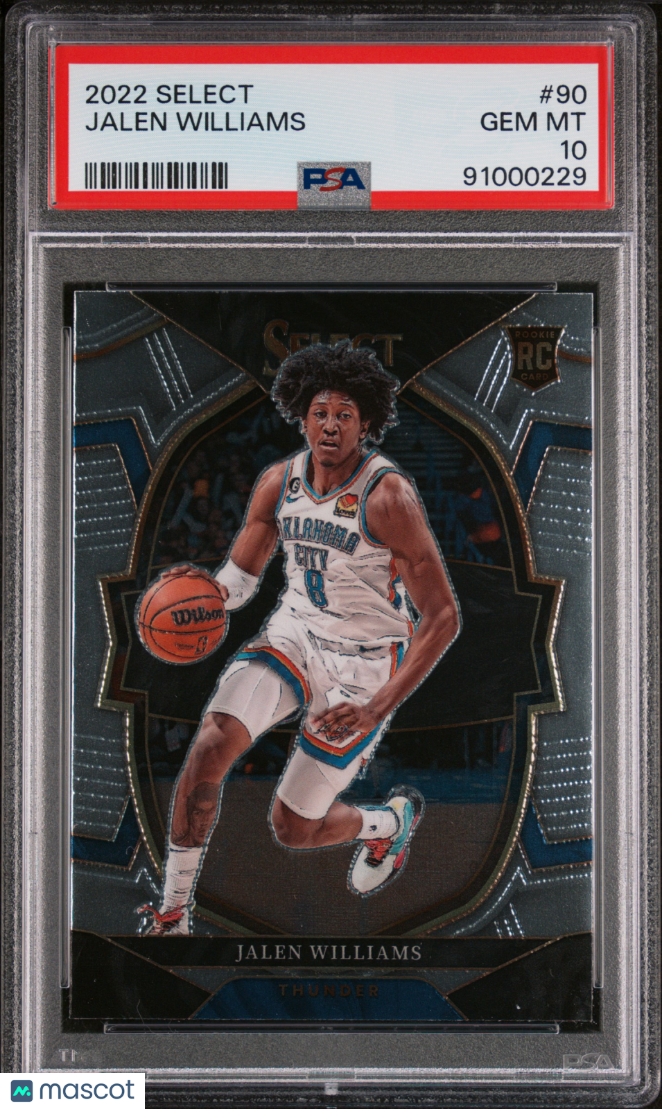 2022 Panini Select Jalen Williams #90 PSA 10