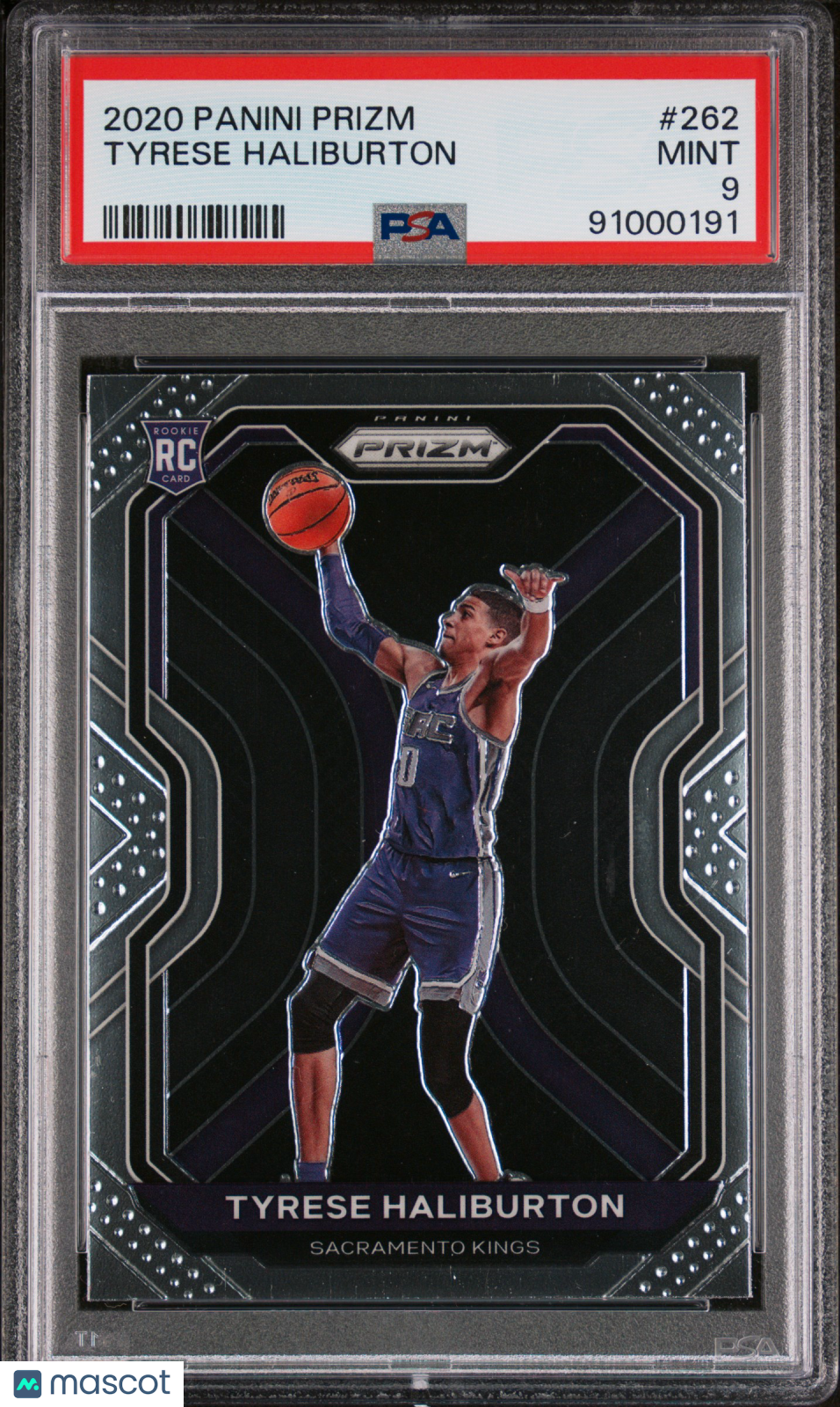 Tyrese Haliburton 2020 Panini Prizm #262 PSA 9 RC