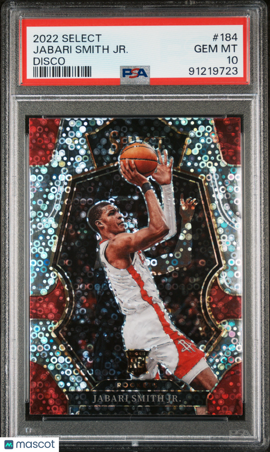 2022 Panini Select Jabari Smith JR. Disco #184 PSA 10