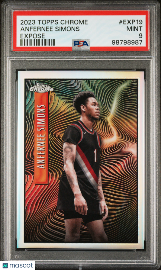 2023 Topps Chrome Anfernee Simons Expose #EXP19 PSA 9