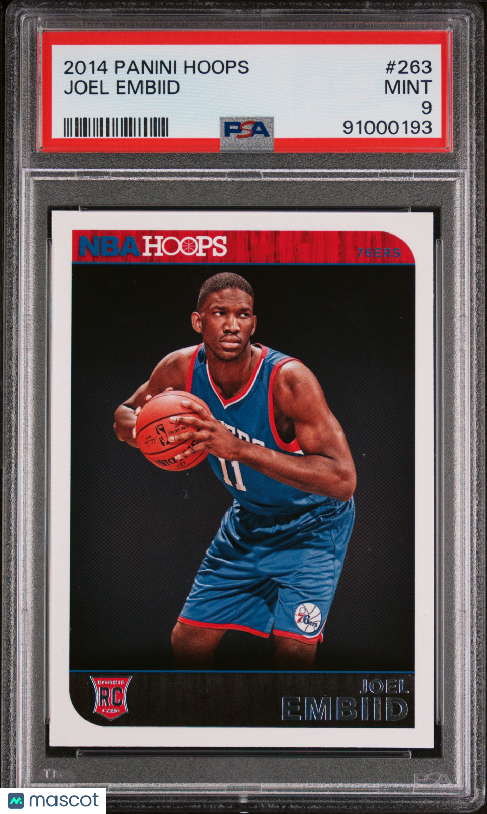 2014 Panini Hoops Joel Embiid #263 PSA 9