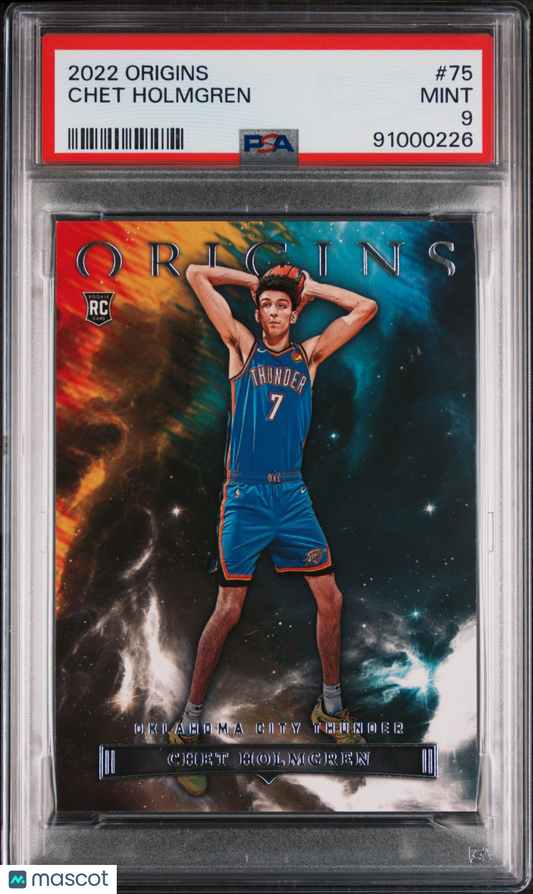 Chet Holmgren 2022 Panini Origins #75 PSA 9 RC