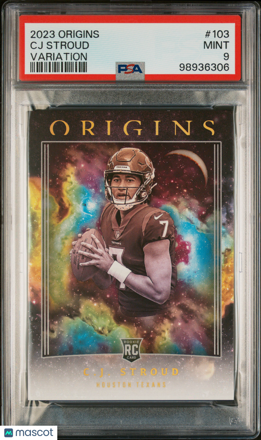 2023 Panini Origins CJ Stroud Variation #103 RC PSA 9