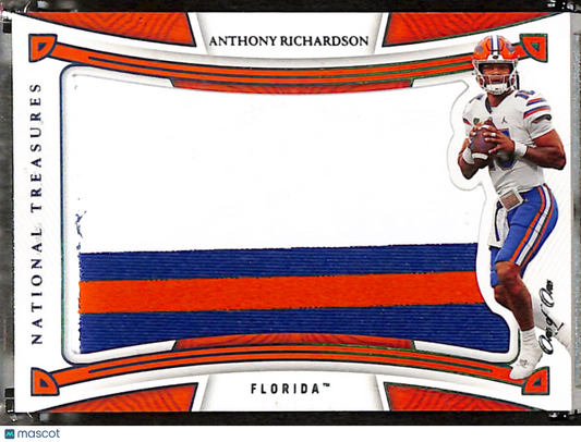 Anthony Richardson 2023 National Treasures Col Rookie Silhouettes Platinum 1/1