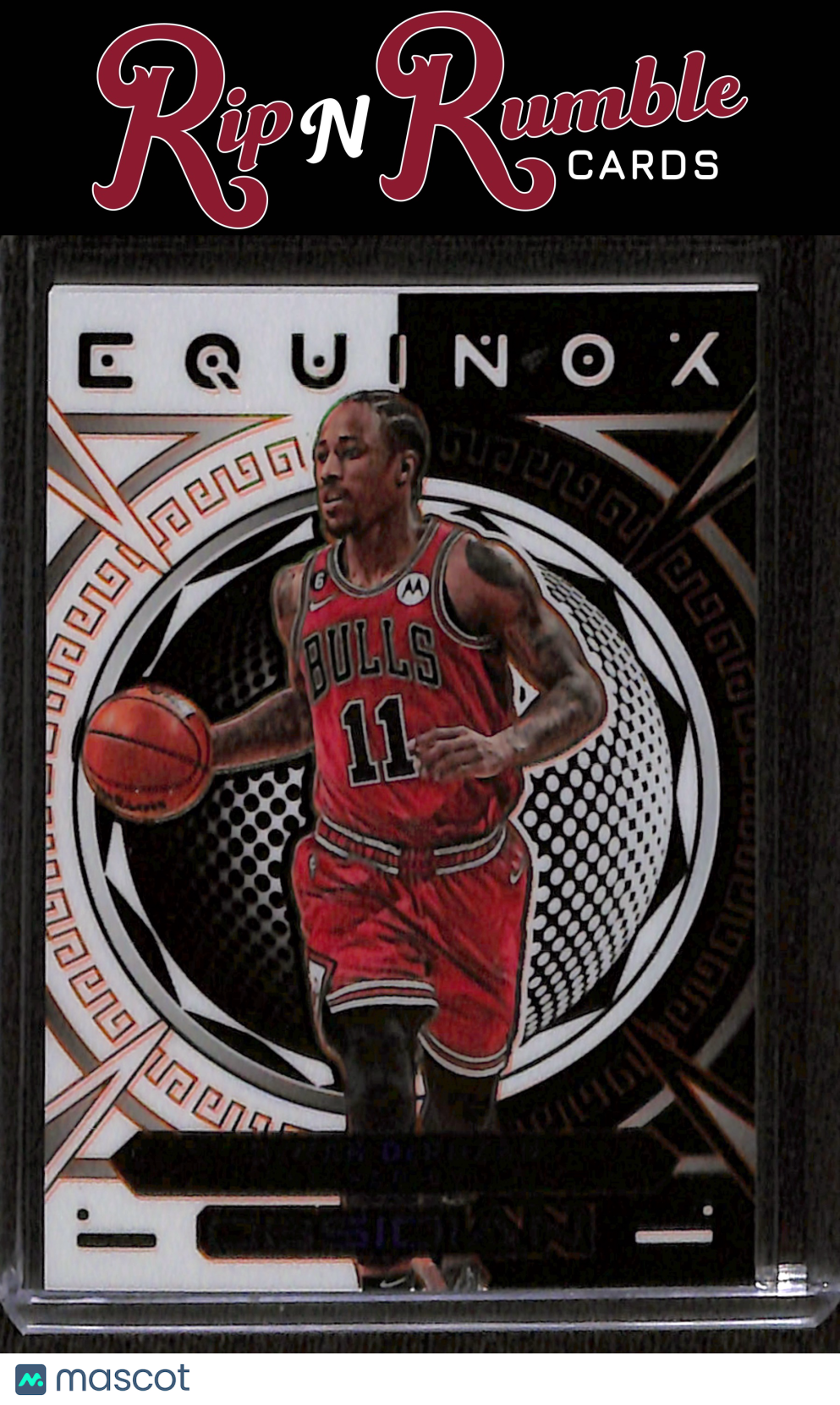 2022-23 Obsidian DeMar DeRozan Equinox Electric Etch Orange /35 #40