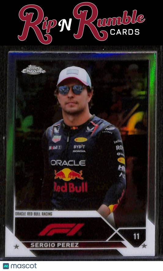 2023 Topps Chrome Formula 1 Sergio Perez Refractor #11