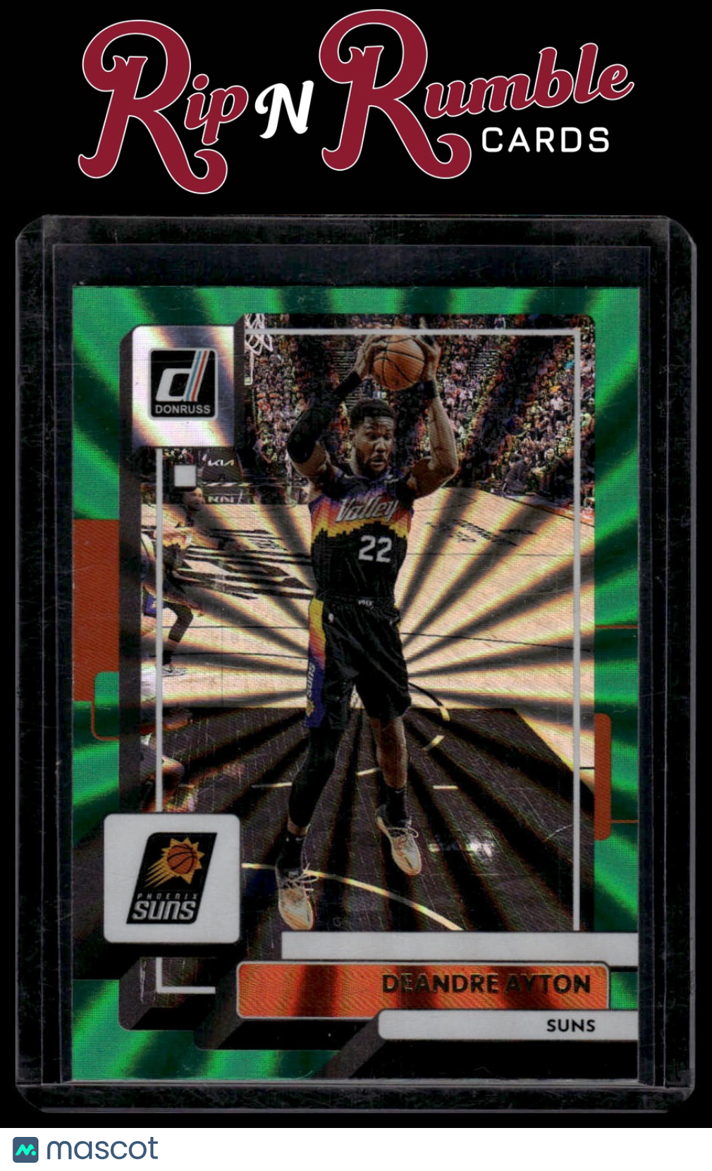 2022-23 Donruss Deandre Ayton Holo Laser Green #133