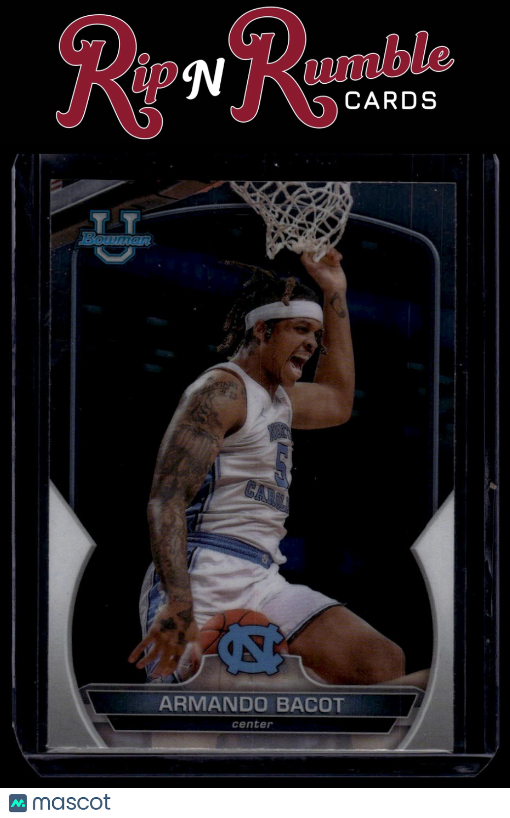 2022-23 Bowman University Chrome Armando Bacot #44