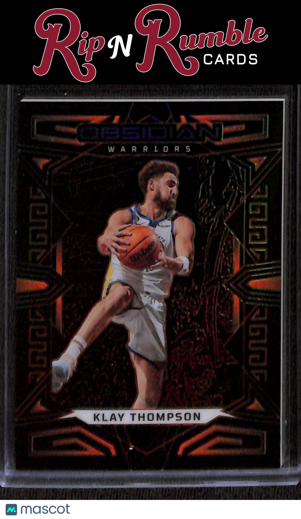 2022-23 Obsidian Klay Thompson Electric Etch Orange /50 #126