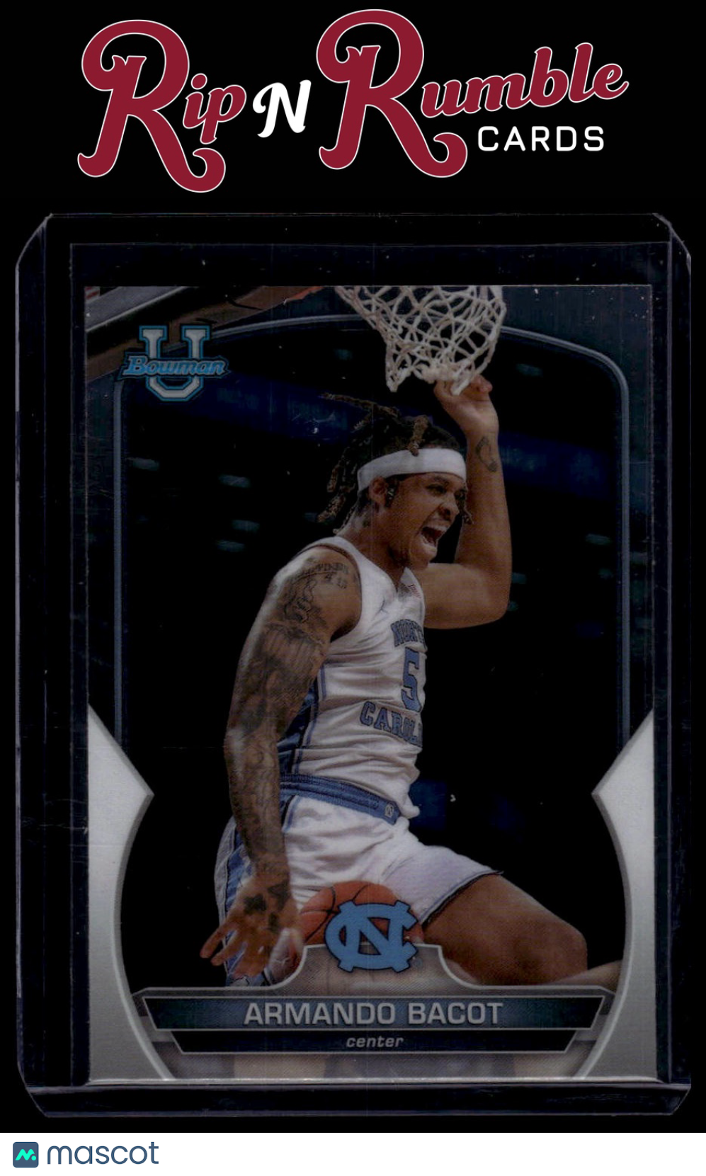 2022-23 Bowman University Chrome Armando Bacot #44