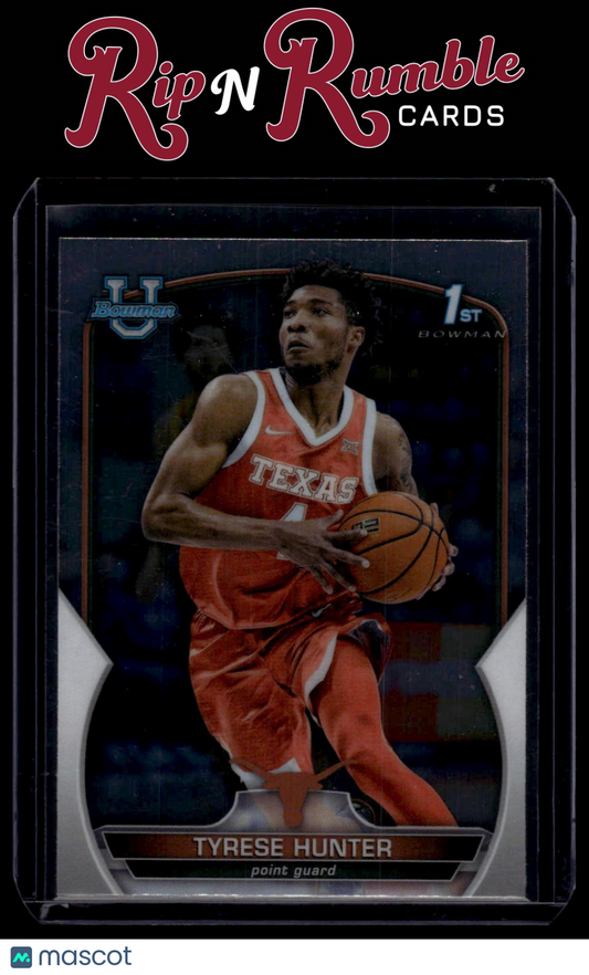 2022-23 Bowman University Chrome Tyrese Hunter #15