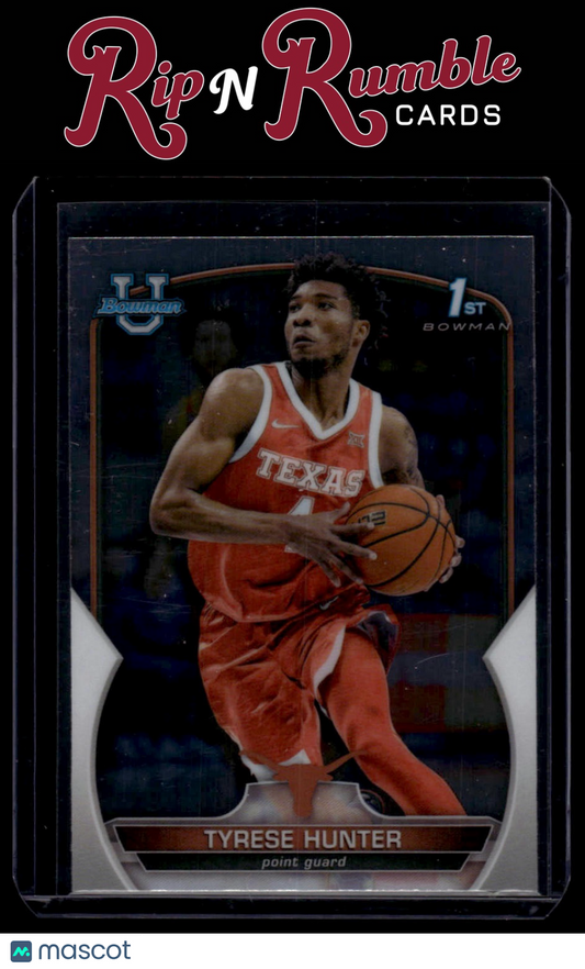 2022-23 Bowman University Chrome Tyrese Hunter #15