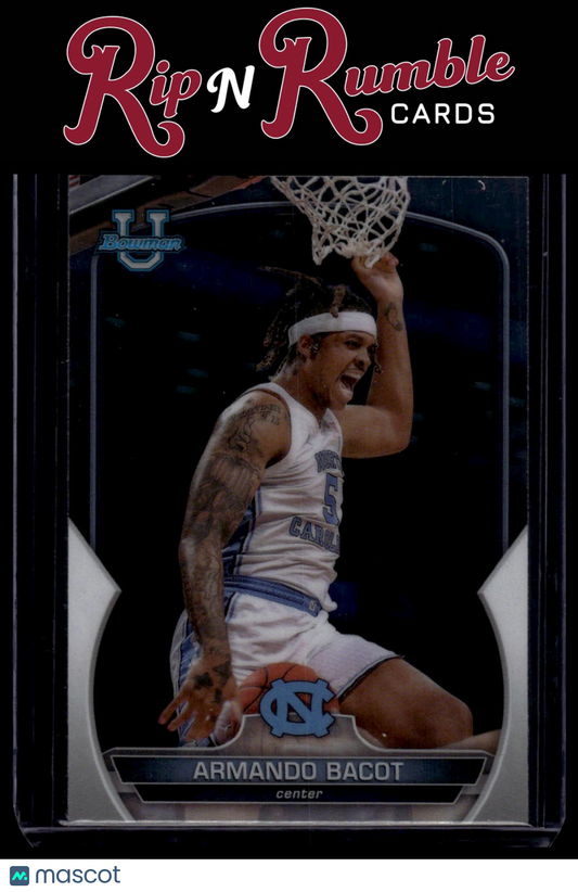 2022-23 Bowman University Chrome Armando Bacot #44