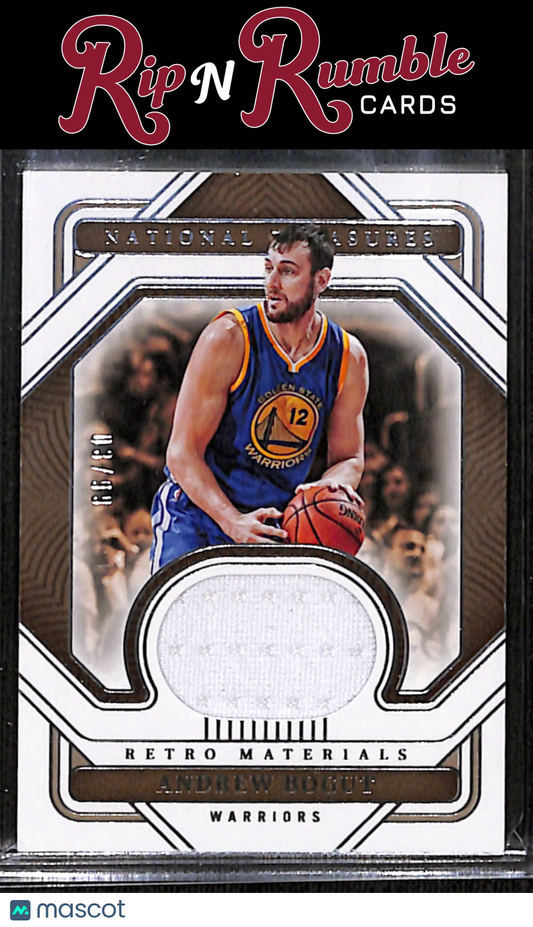 2022-23 Panini National Treasures Andrew Bogut Retro Materials /99 #RM-ABG