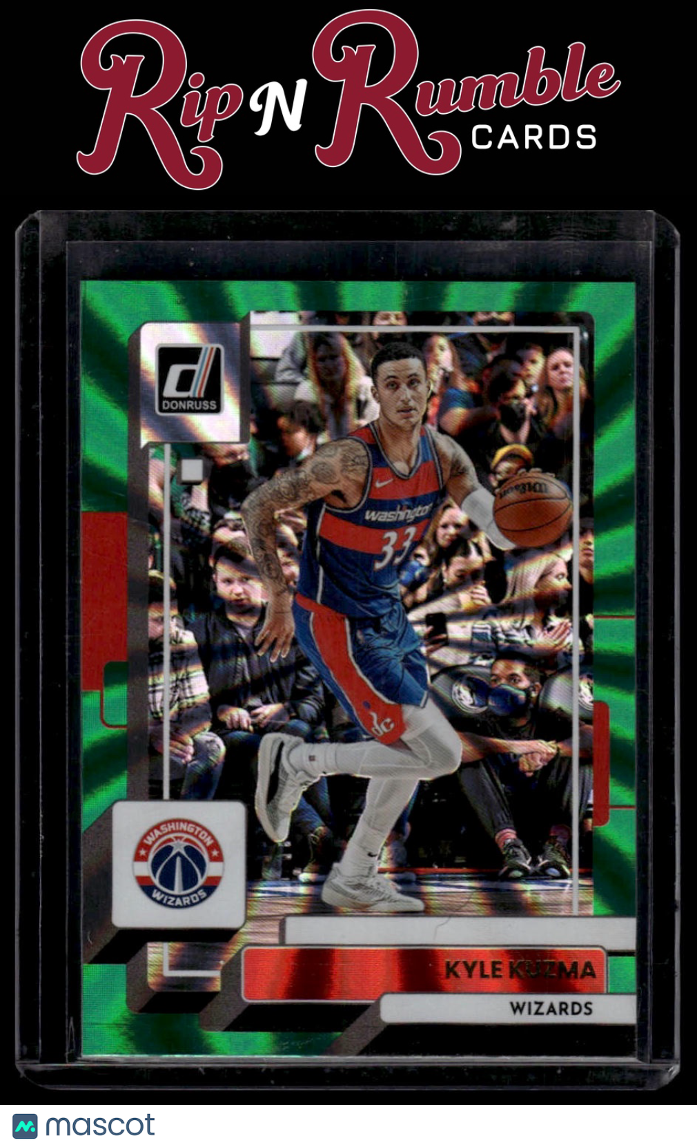 2022-23 Donruss Kyle Kuzma Holo Laser Green #85