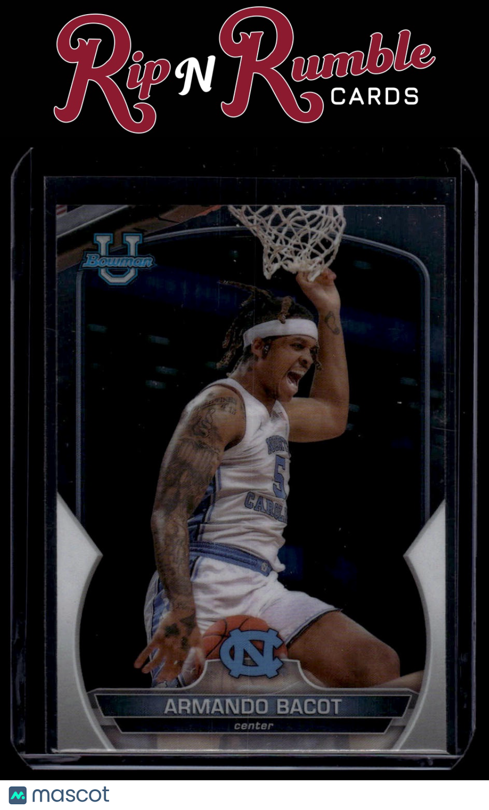 2022-23 Bowman University Chrome Armando Bacot #44