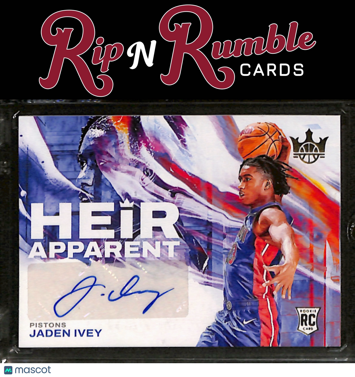 2022-23 Court Kings Jaden Ivey Heir Apparent /199 #HA-JIP