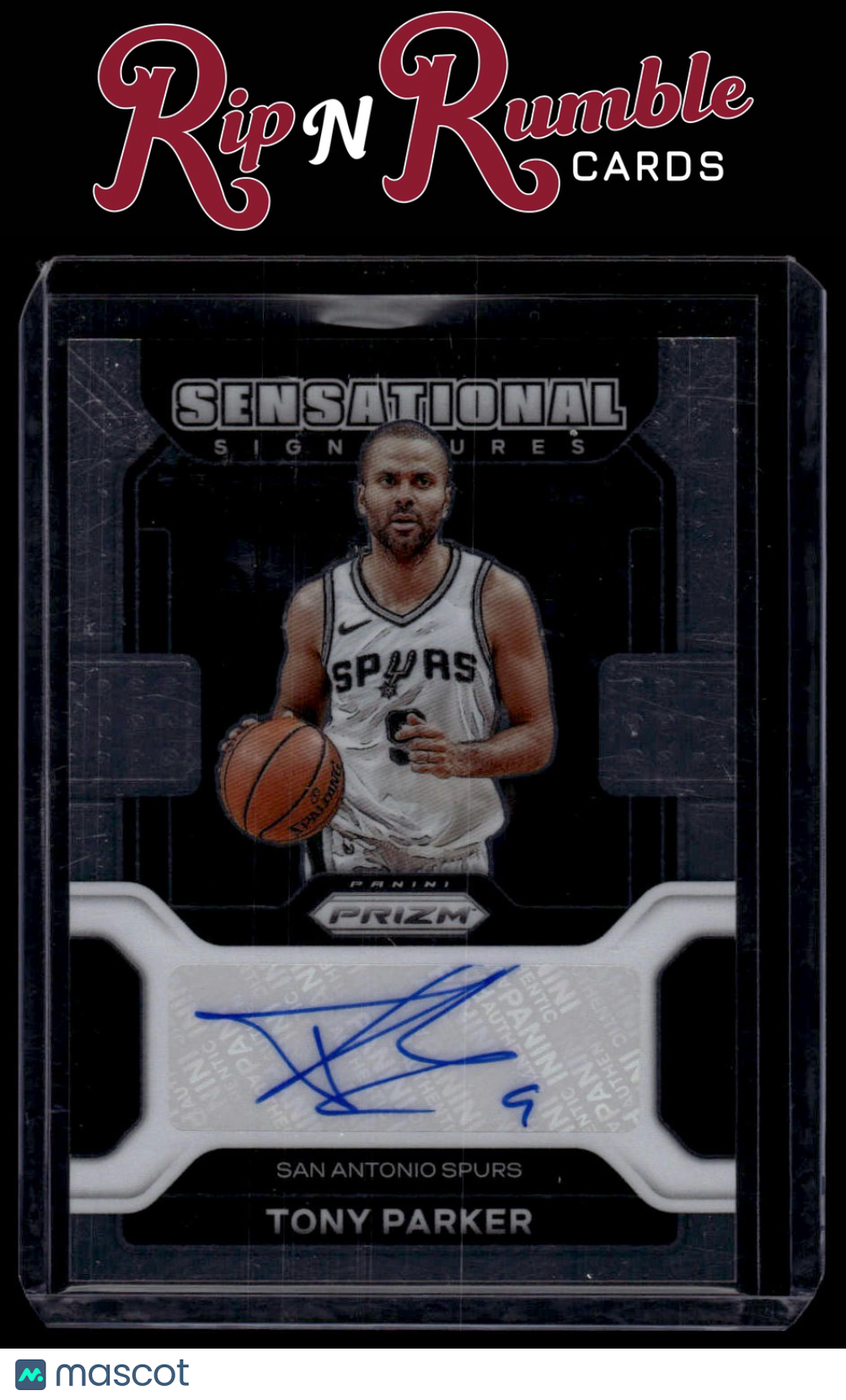 2021-22 Prizm Tony Parker Sensational Signatures #SS-TPK