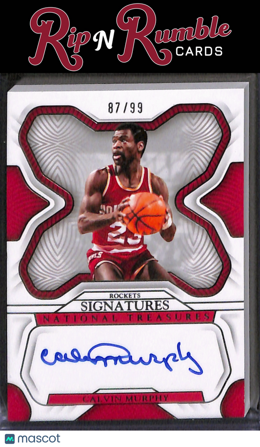 2022-23 National Treasures Calvin Murphy Signatures /99 #S-CVM