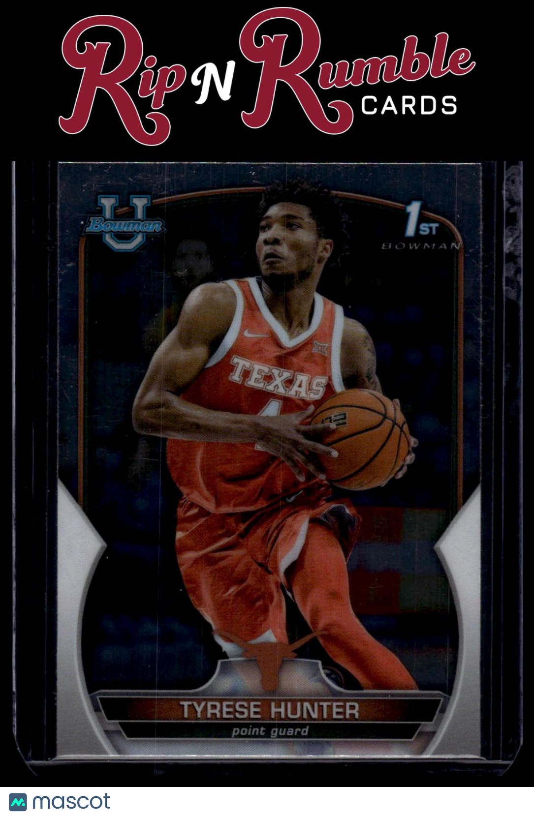 2022-23 Bowman University Chrome Tyrese Hunter #15