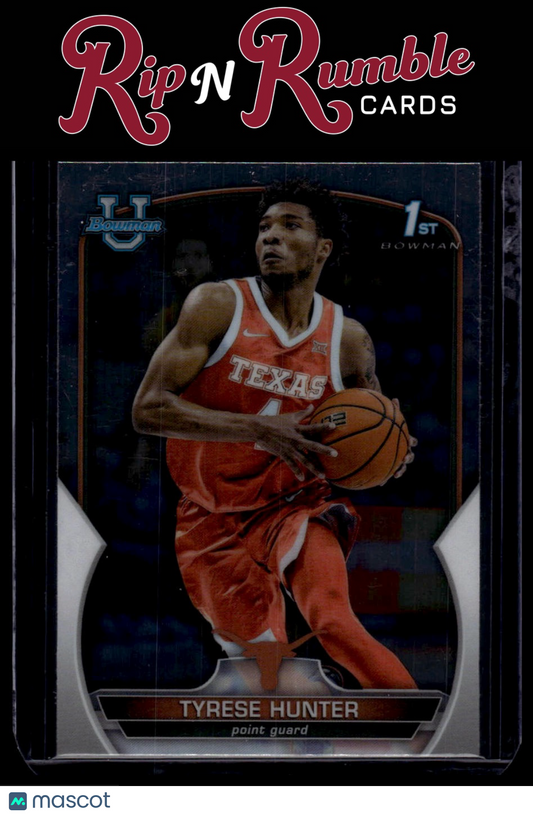 2022-23 Bowman University Chrome Tyrese Hunter #15