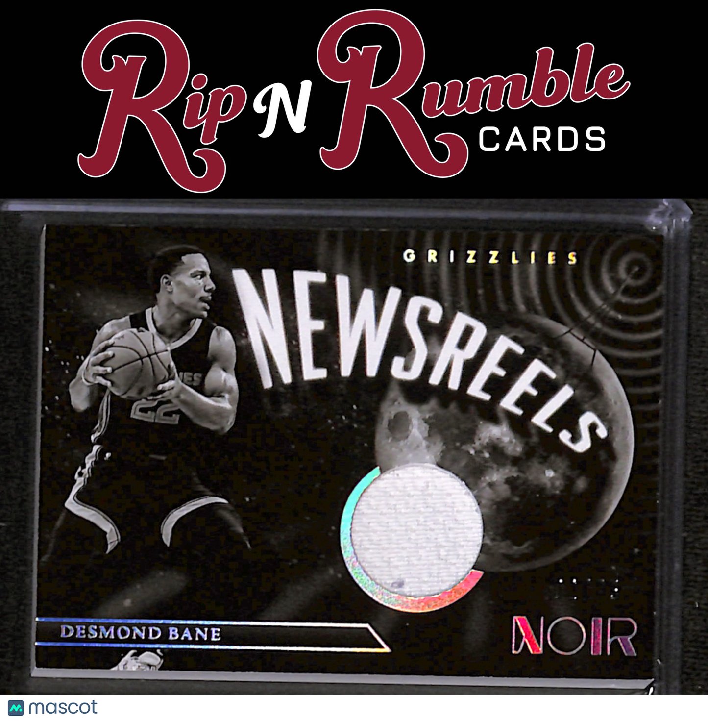 2022-23 Noir Desmond Bane Newsreels Jerseys /75 #NJ-DMB