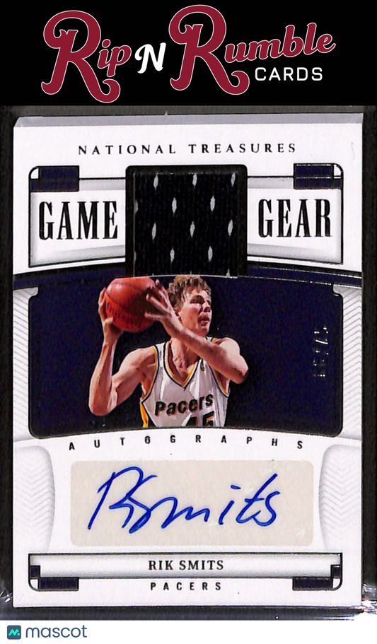 2022-23 National Treasures Rik Smits Game Gear Autographs /99 #GGA-RIK