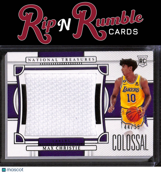 2022-23 National Treasures Max Christie Colossal Rookie Materials /99 #CR-LCM