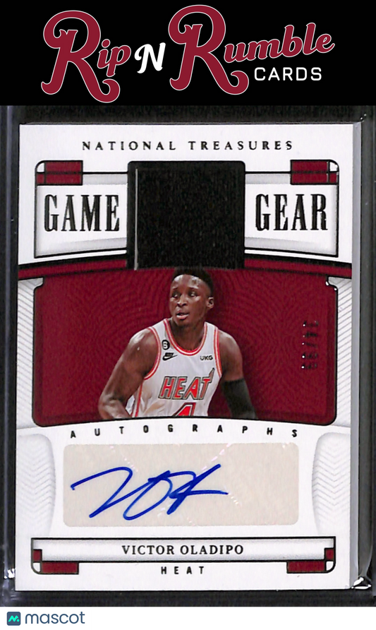 2022-23 Panini National Treasures Victor Oladipo Game Gear Autographs /99